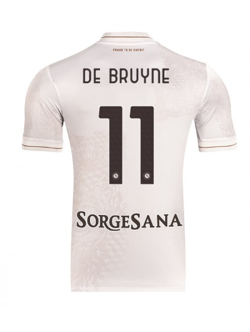 Moški Nogometna dresi replika SSC Napoli Kevin De Bruyne #11 Gostujoči 2025-26 Kratek rokav Moški Nogometna dresi replika SSC Napoli Kevin De Bruyne #11 Gostujoči 2025-26 Kratek rokav